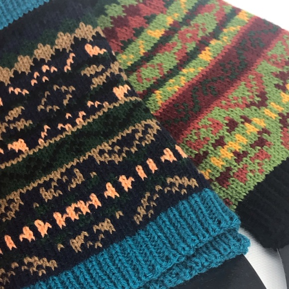 💥NEW💥 Boho Chic Tibetian Style Knit Leg Warmers - Picture 6 of 6